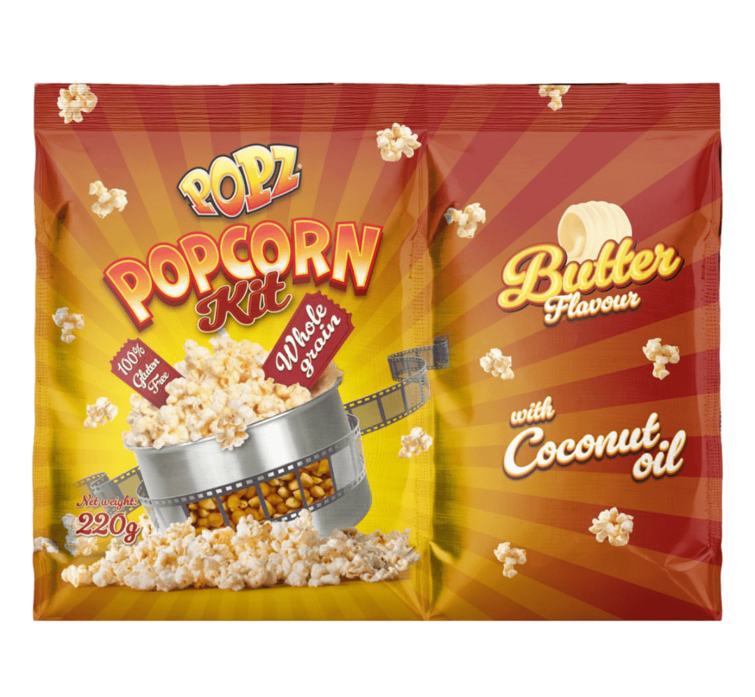 Popz Popcorn Kit Butter Flavour 220 g